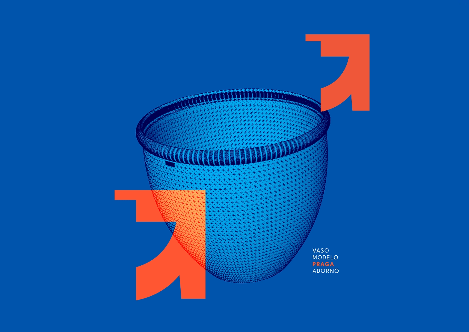 Vaso modelo Praga — Adorno