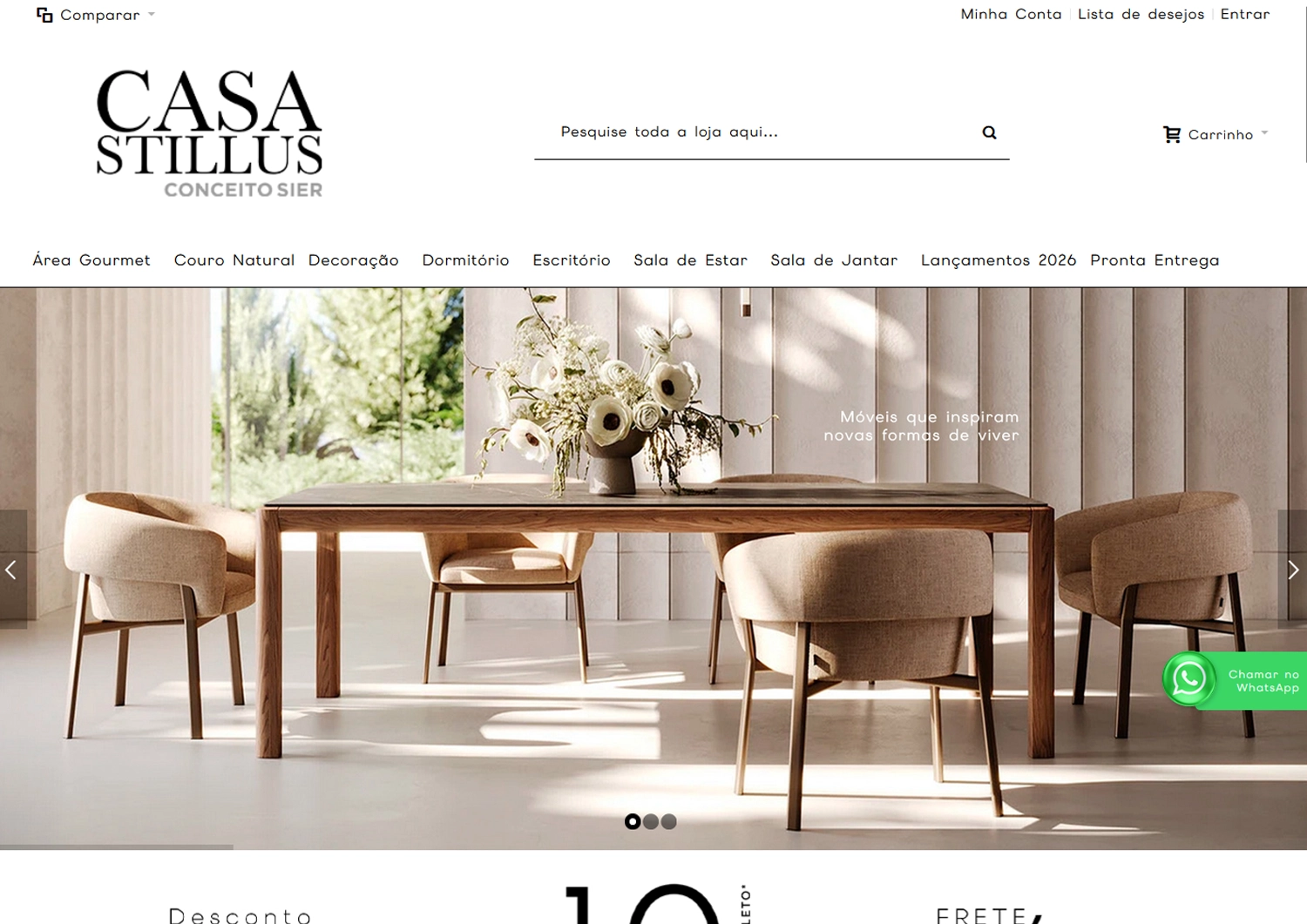 Ecommerce B2C — Casa Stillus Interiores