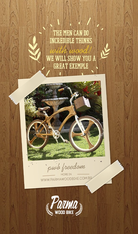 Exemplo de e-mail marketing — Parma Wood Bike