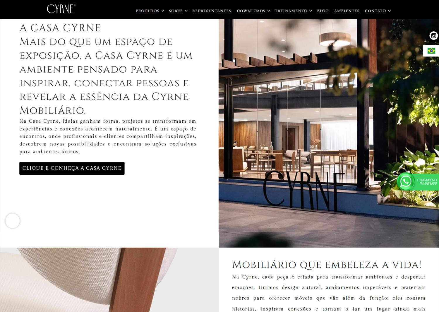 Site cyrnedecor.com.br
